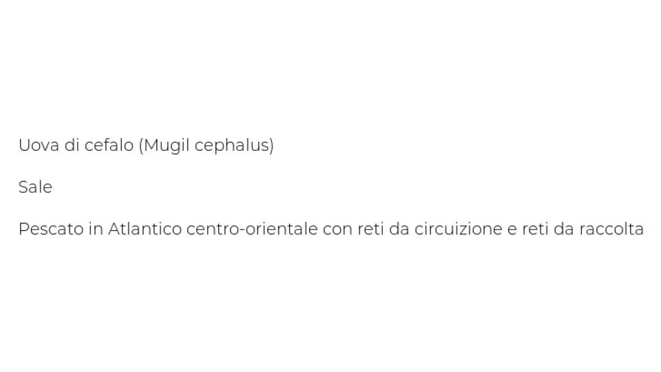 Antichi Sapori Bottarga di Muggine