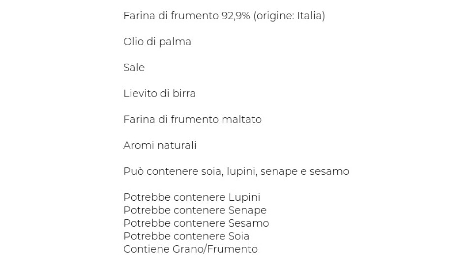 La Schiacciatina Mantovana Classica 8 x 37,5 g