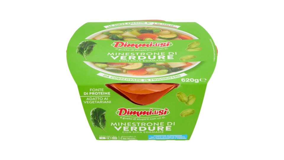 Le Zuppe Fresche Ricetta Estiva Minestrone di Verdure con Soia Edamame