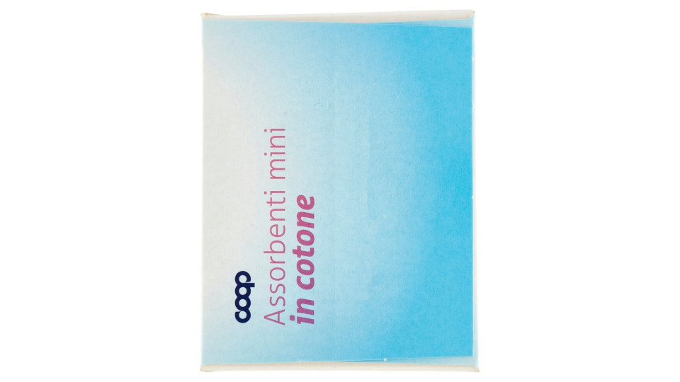 Assorbenti Mini in Cotone Mini Stesi 12 Pz