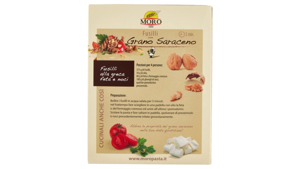 Fusilli con Grano Saraceno