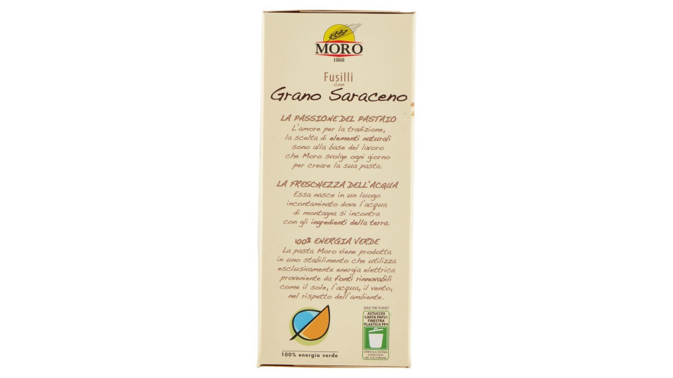 Fusilli con Grano Saraceno