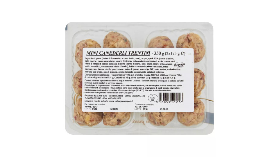 Mini Canederli Trentini