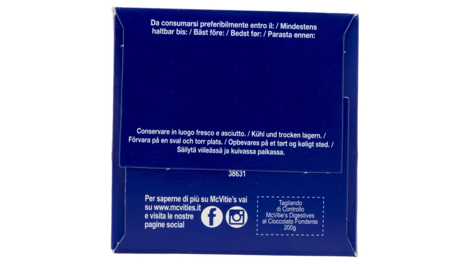 Digestive al Cioccolato Fondente