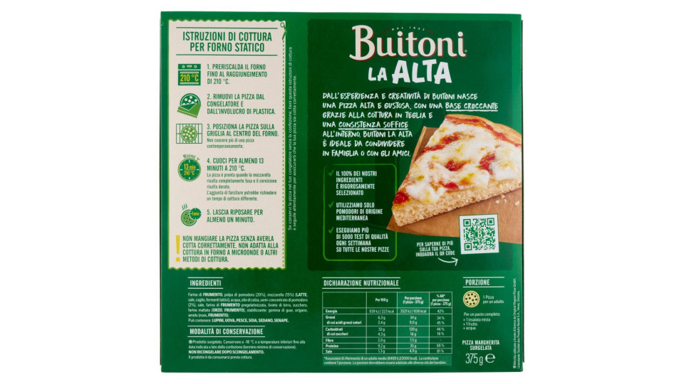 Pizza surgelata (1 pizza)