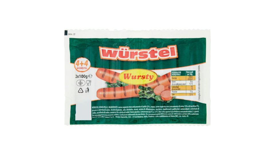 Würstel 4+4 Würstel