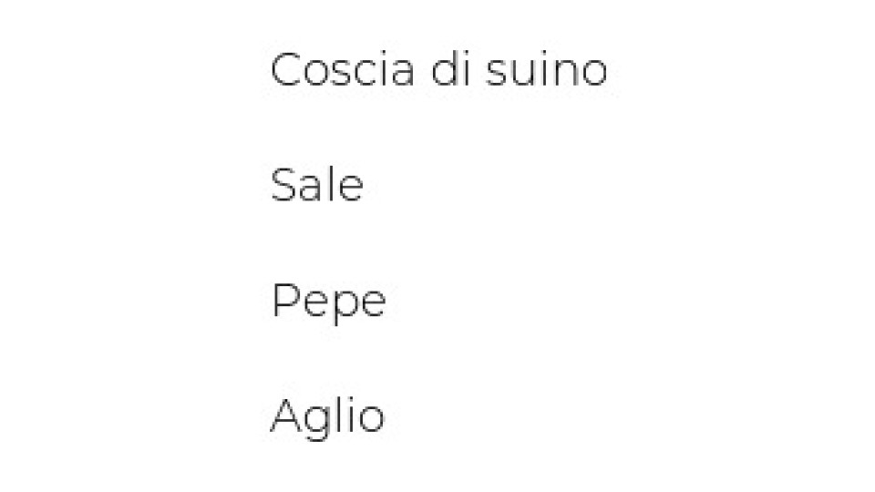 Prosciutto di Norcia Igp