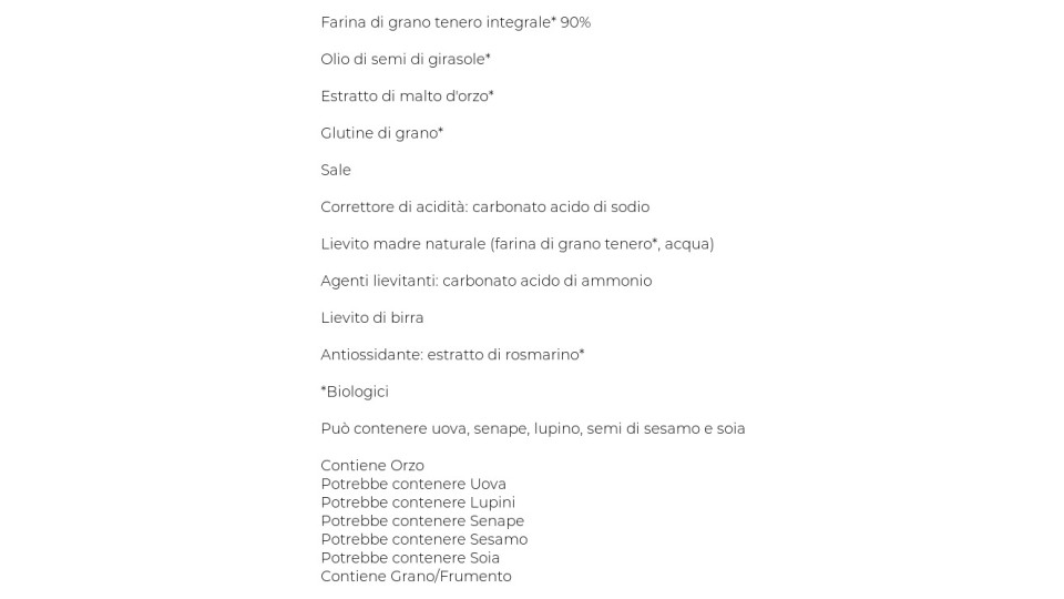 Crackers Integrali Biologici 14 x 37,5 g