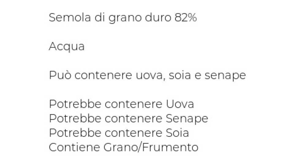 Troccoli di Semola Freschi