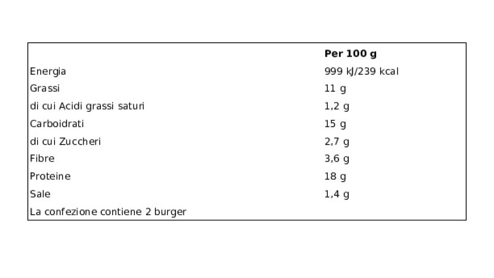 Burger di Soia Biologici Surgelati 2 Burger