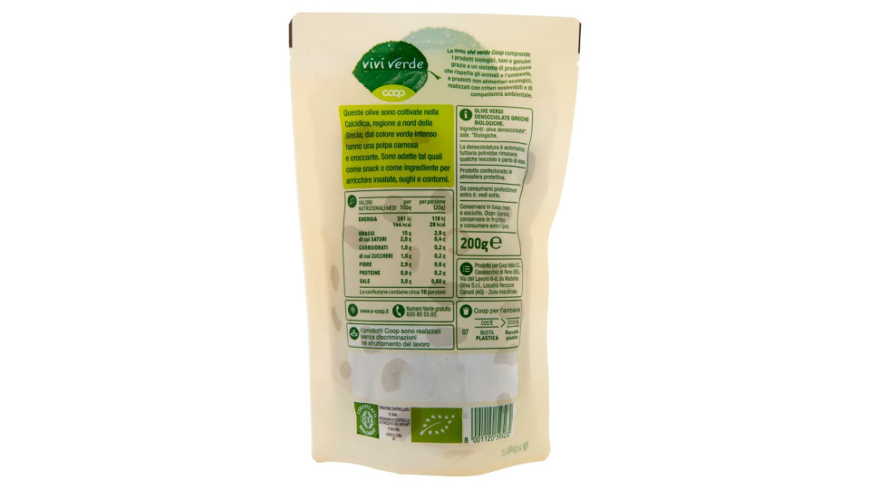 Olive Verdi Denocciolate Castelvetrano Biologiche