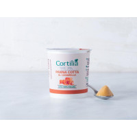 Panna cotta al caramello, Cortilia