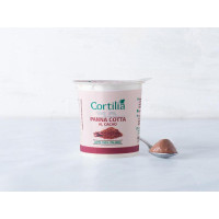 Panna cotta al cacao, Cortilia