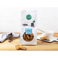 Biscotti zero zucchero con semi di lino e cioccolato, Cortilia
