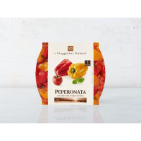 Peperonata con olio extravergine di oliva