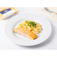 Salmone con patate