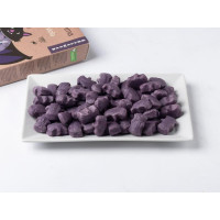 Pipistrelli di patate con carota viola