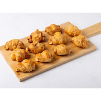 Mini croissant di sfoglia con prosciutto e formaggio