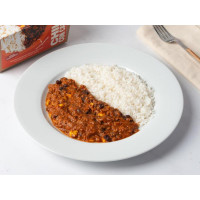 Chili di carne con riso basmati