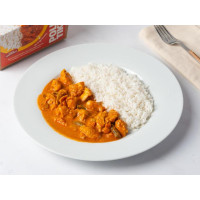 Pollo tikka con riso basmati