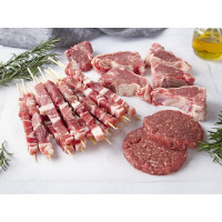 Box grigliata di pecora e agnello