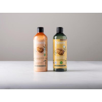 Shampoo e balsamo colore brillante con noce veneta