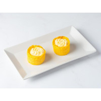Flan di zucca con fonduta