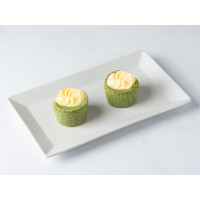 Flan di spinaci con fonduta