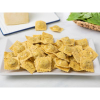 Ravioli con formaggio Storico Ribelle ed erbette