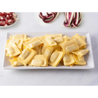 Ravioli con speck e trevisana