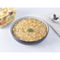 Zuppa di legumi e orzo, Cortilia