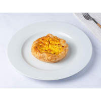 Sfogliata zucca, salsiccia e provola