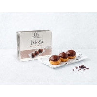 2 monoporzioni profiteroles cacao congelati