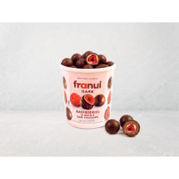 Franuì lamponi surgelati ricoperti di cioccolato bianco e cioccolato fondente