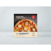 Pizza surgelata supermargherita con perle di mozzarella