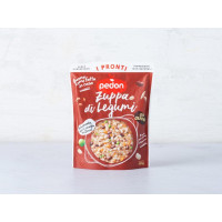 Zuppa pronta di legumi con cereali