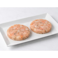 Fishburger di nasello e gamberi