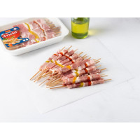 Arrosticini di suino con peperoni