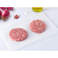 2 hamburger di suino con Cipolla Rossa di Tropea Calabria IGP