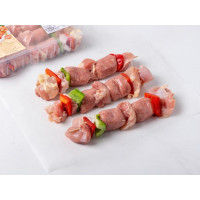 Bontà filzate con pollo, suino e peperoni