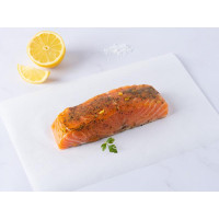 Filetto di salmone fresco marinato al lemon pepper