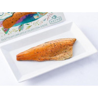 Filetto di trota salmonata affumicato a caldo con spezie