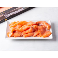 Salmone norvegese affumicato salato a mano