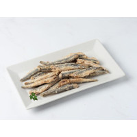 Acciughe del Tirreno infarinate e fritte