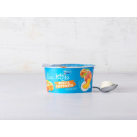 Yogurt Bella vita senza lattosio da latte fieno STG con pesca e albicocca