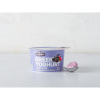 Yogurt greco 0% ai frutti di bosco