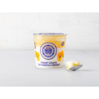 Yogurt colato all'arancia e zenzero