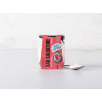 Yogurt di latte di bufala senza lattosio alla fragola