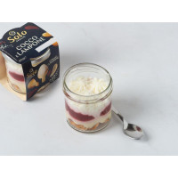 Dessert cocco e lampone