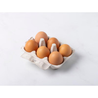 6 uova BIO da galline al pascolo rigenerativo